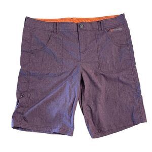 Cloudveil Men's Casual Long Short Flat Front Purple Size XXL